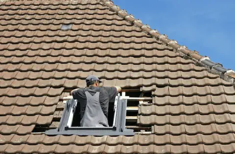 Pose de velux - Droiturier